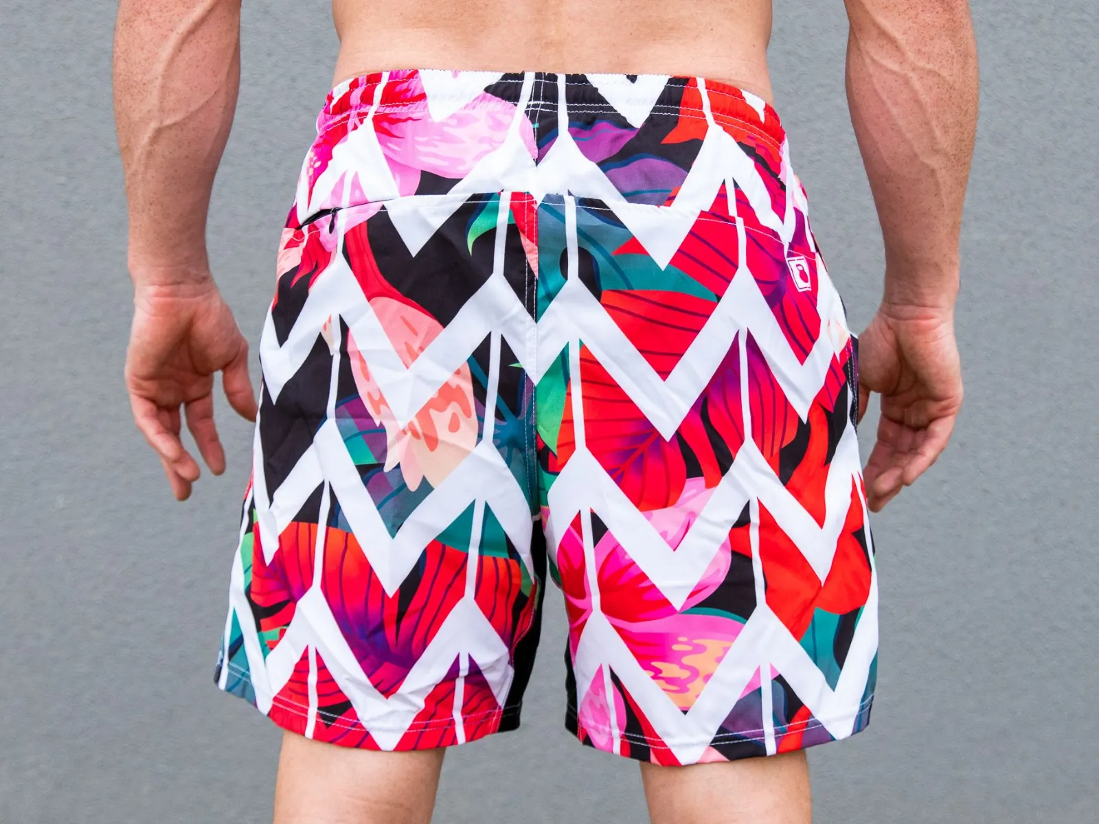 2POOD Tropical Chaos Essential Shorts