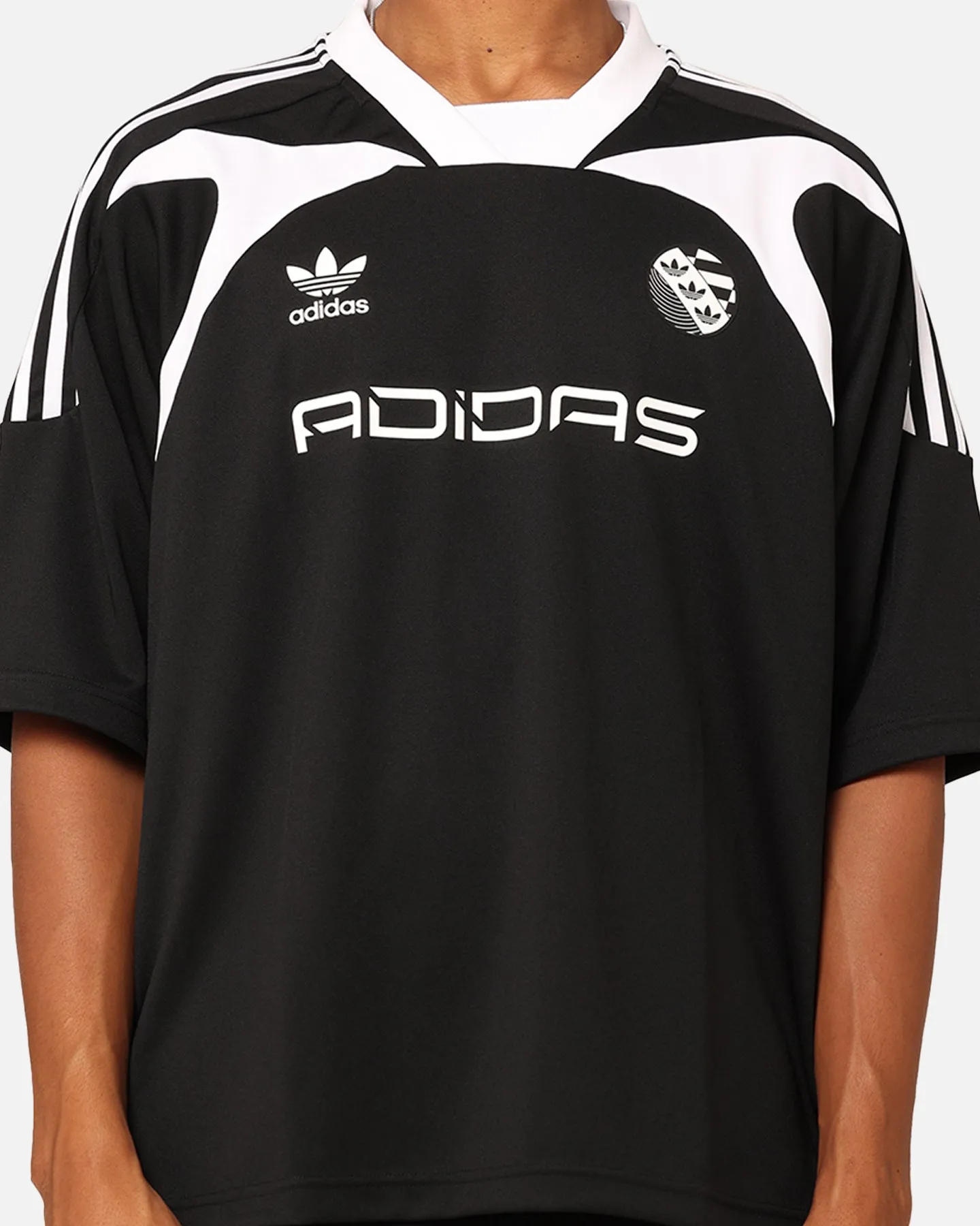 Adidas Oversized Short Sleeve Jersey Black