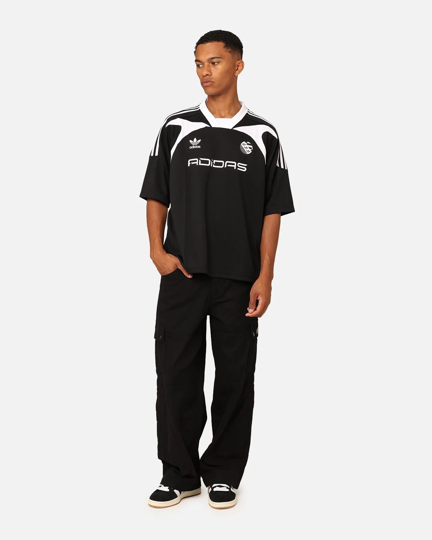 Adidas Oversized Short Sleeve Jersey Black