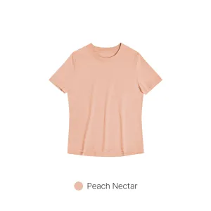 Airy Fit Standard Fit Short Sleeve (Peach Nectar)
