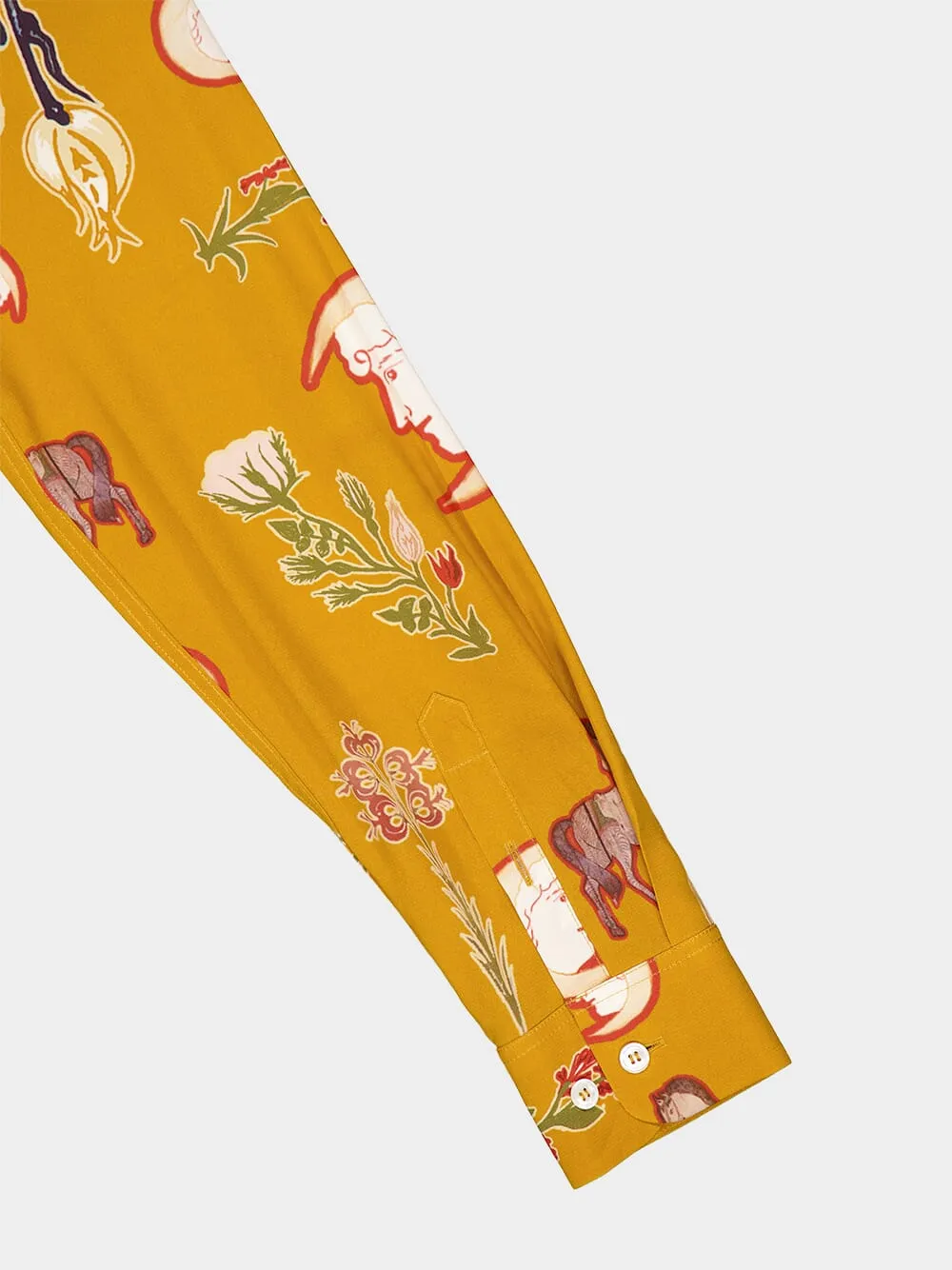 Ametista Printed Silk Crepe Shirt