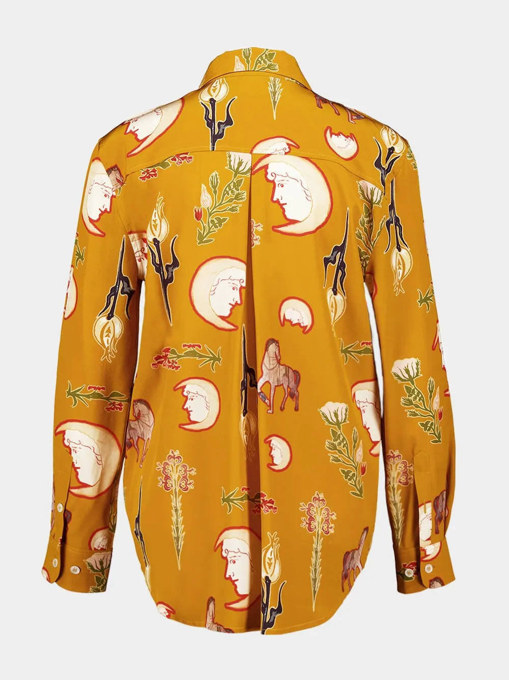 Ametista Printed Silk Crepe Shirt