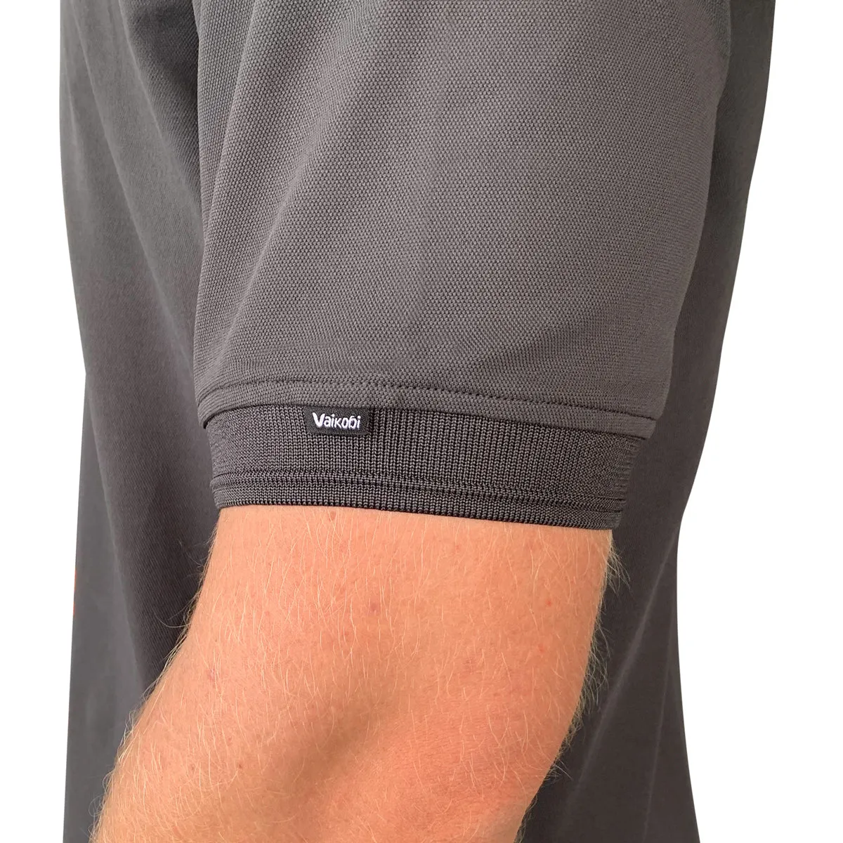 Antibes S/S Tech Polo - Charcoal