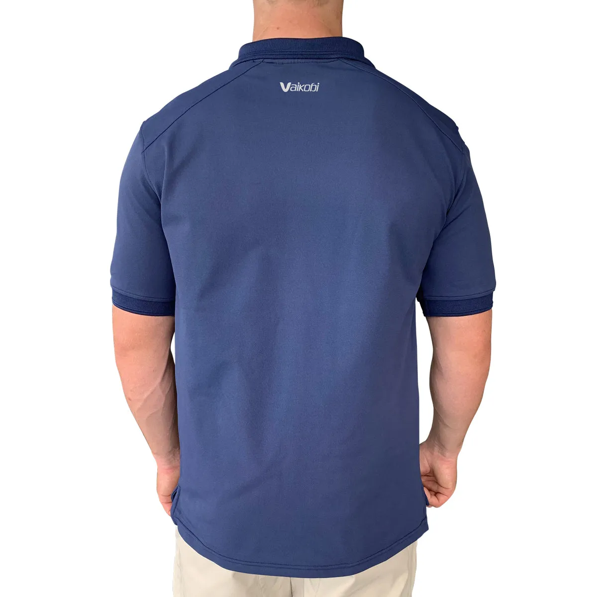 Antibes S/S Tech Polo - Navy
