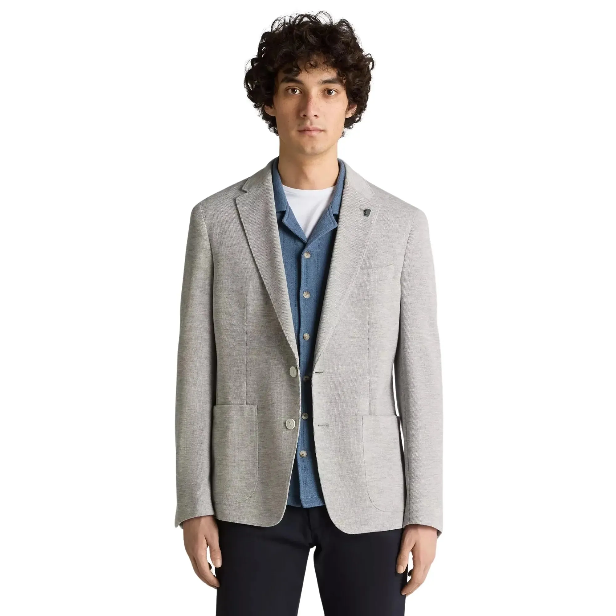Antoni Patch Pocket Blazer - Light Grey