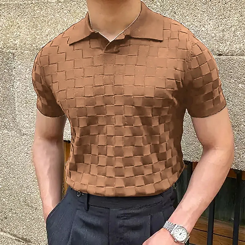 Apex Vintage Jacquard Polo Shirt