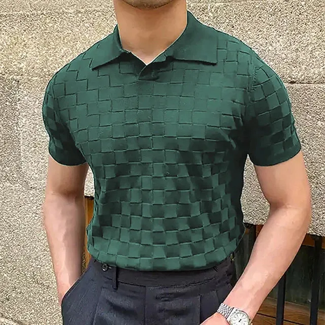 Apex Vintage Jacquard Polo Shirt