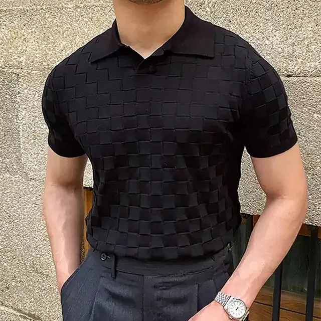 Apex Vintage Jacquard Polo Shirt