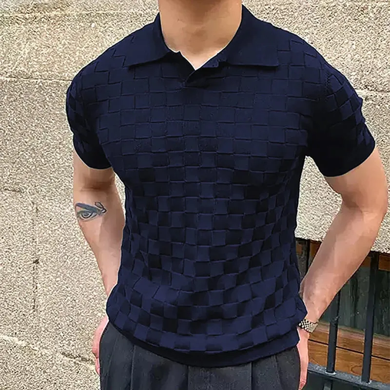 Apex Vintage Jacquard Polo Shirt