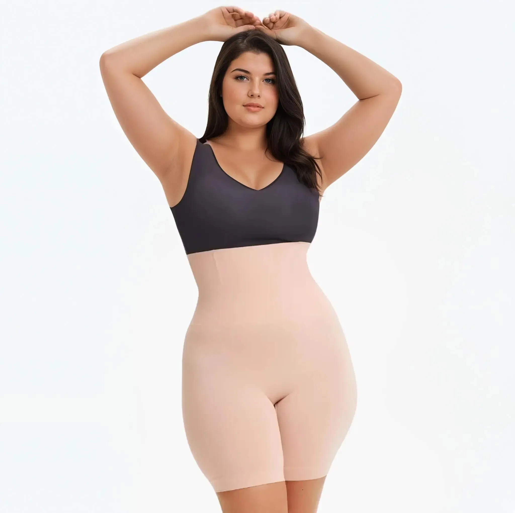 Arabesque - High Waist Tummy Control Woman's Shaper Short 1   1 Free