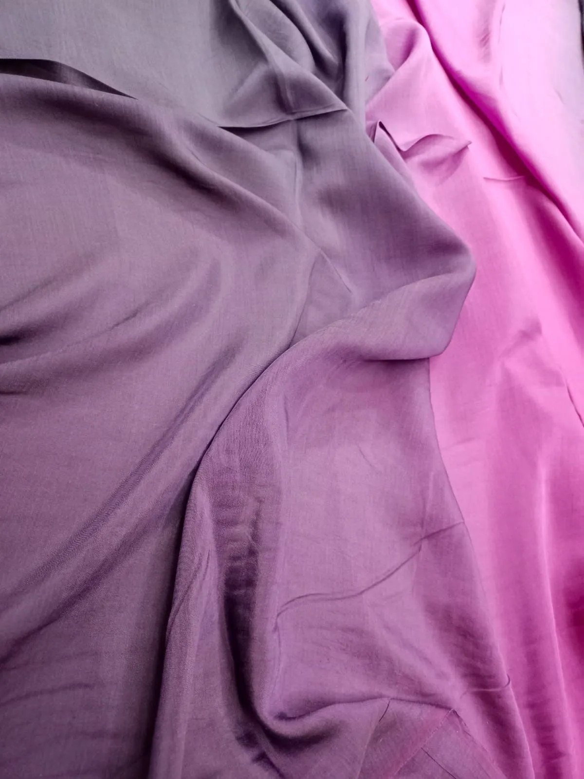 Artisanal Hand Dyed Soft Modal Muslin Mul Silk Ombre Shaded Fabric