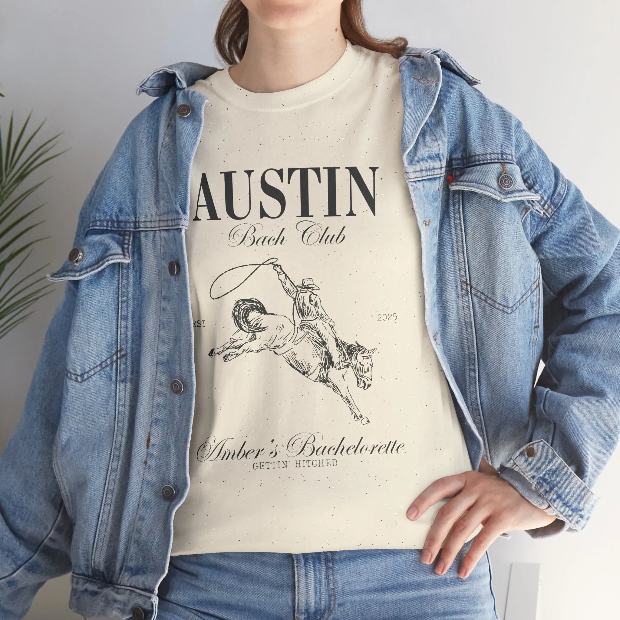 Austin Bach Club Unisex Heavy Cotton Tee