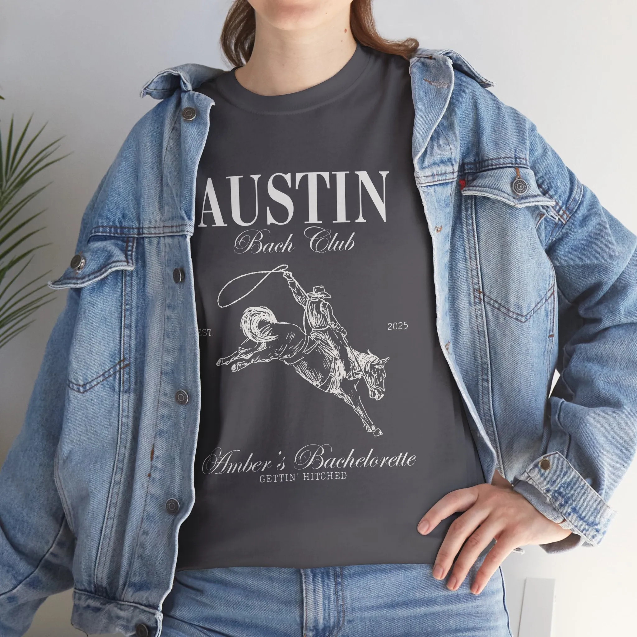 Austin Bach Club Unisex Heavy Cotton Tee