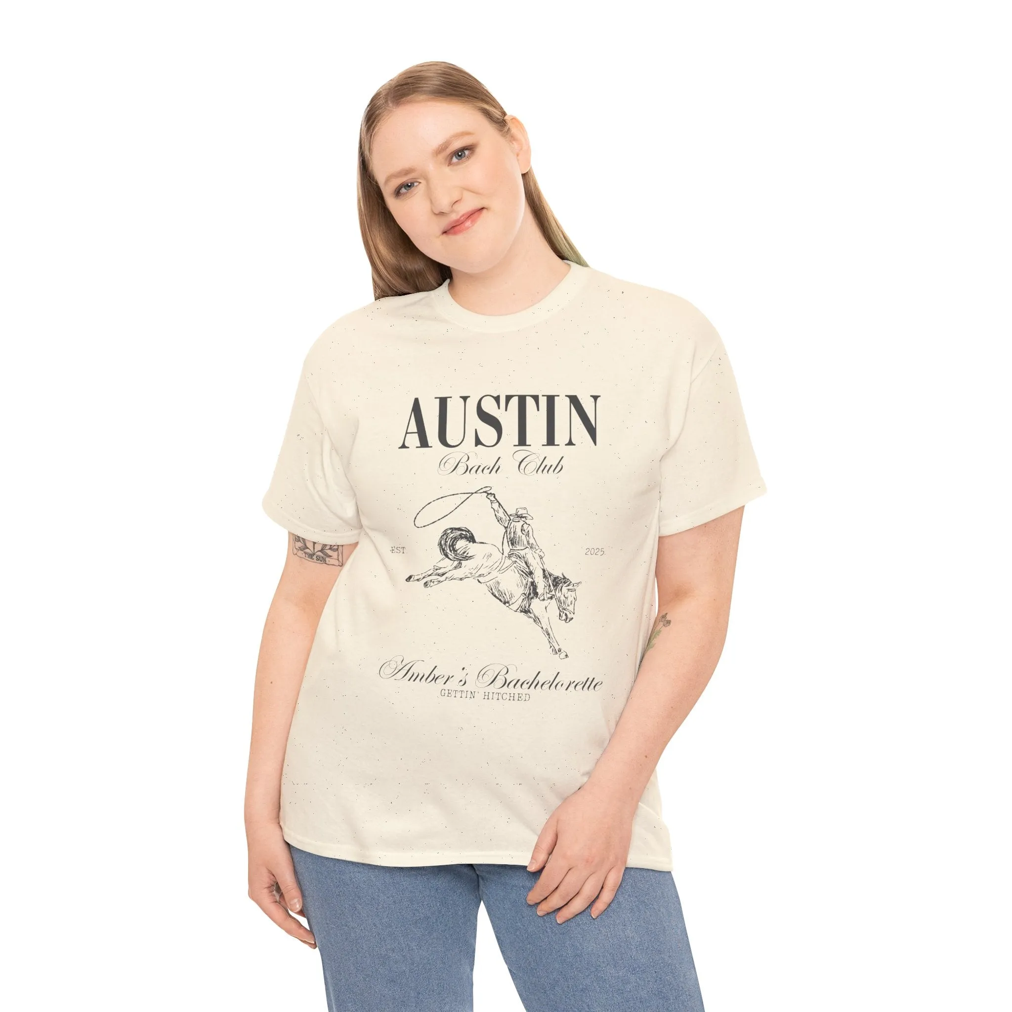 Austin Bach Club Unisex Heavy Cotton Tee