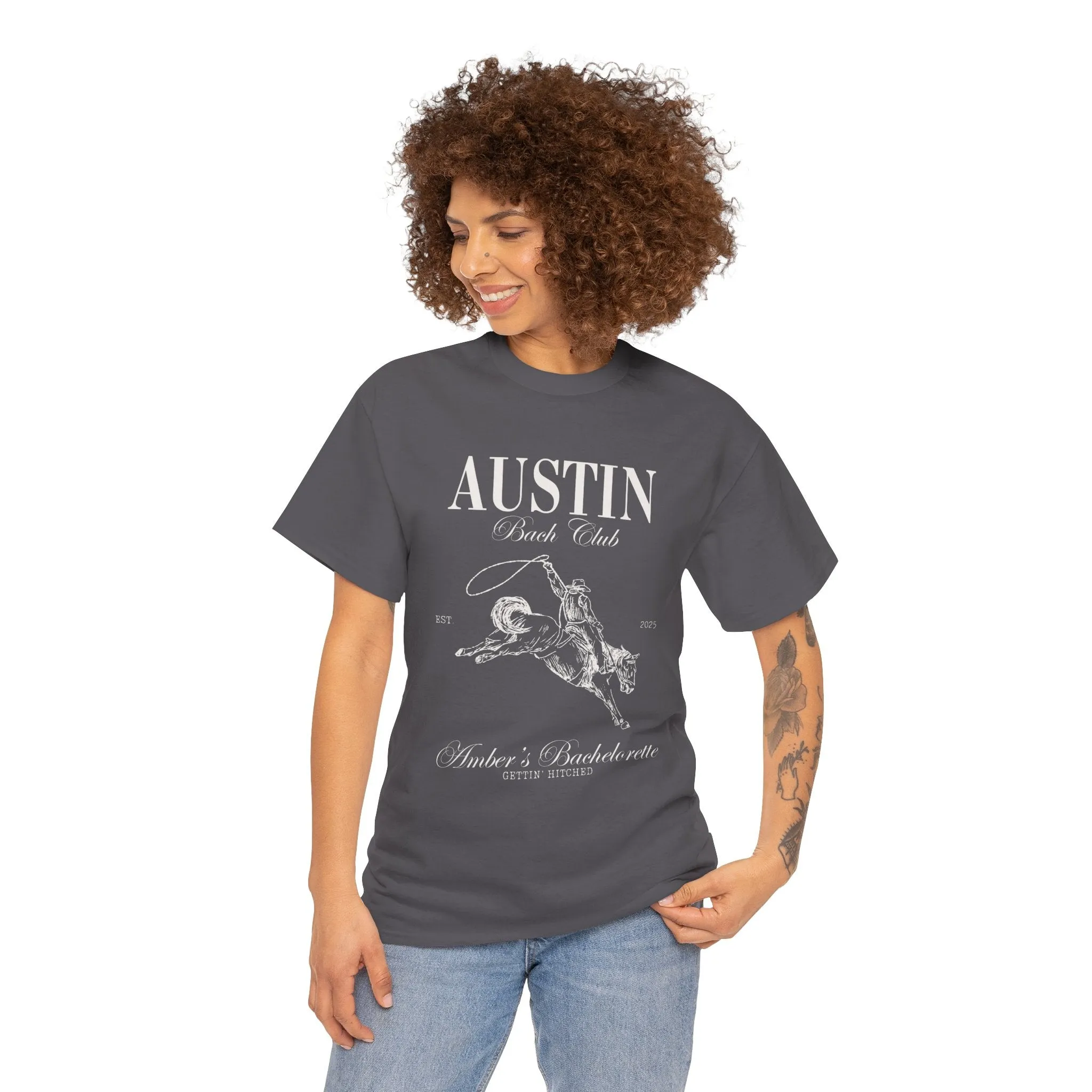 Austin Bach Club Unisex Heavy Cotton Tee
