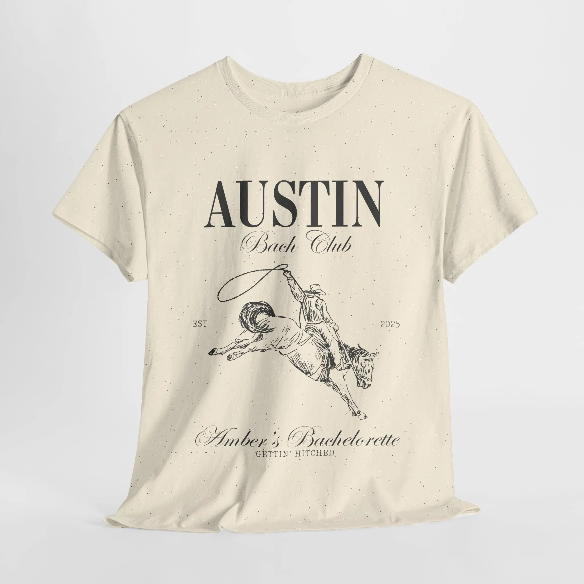 Austin Bach Club Unisex Heavy Cotton Tee