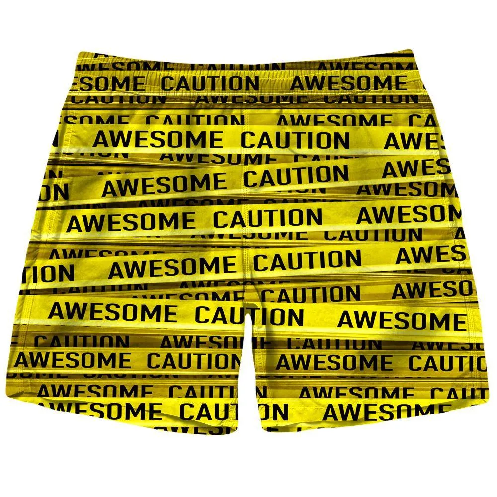 Awesome Caution Shorts