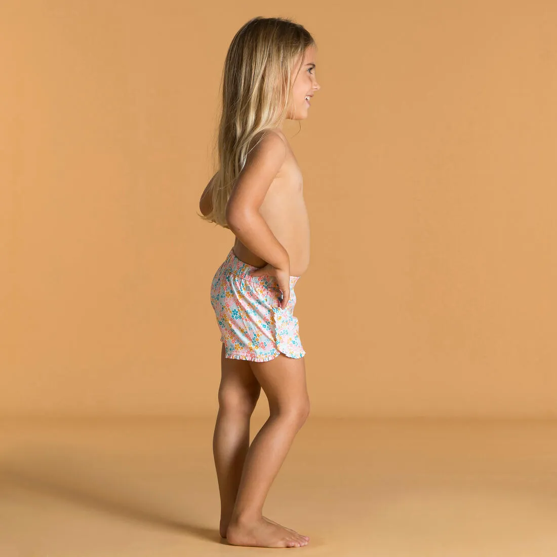 Baby / Kids’ Swim Shorts with Flower Print
