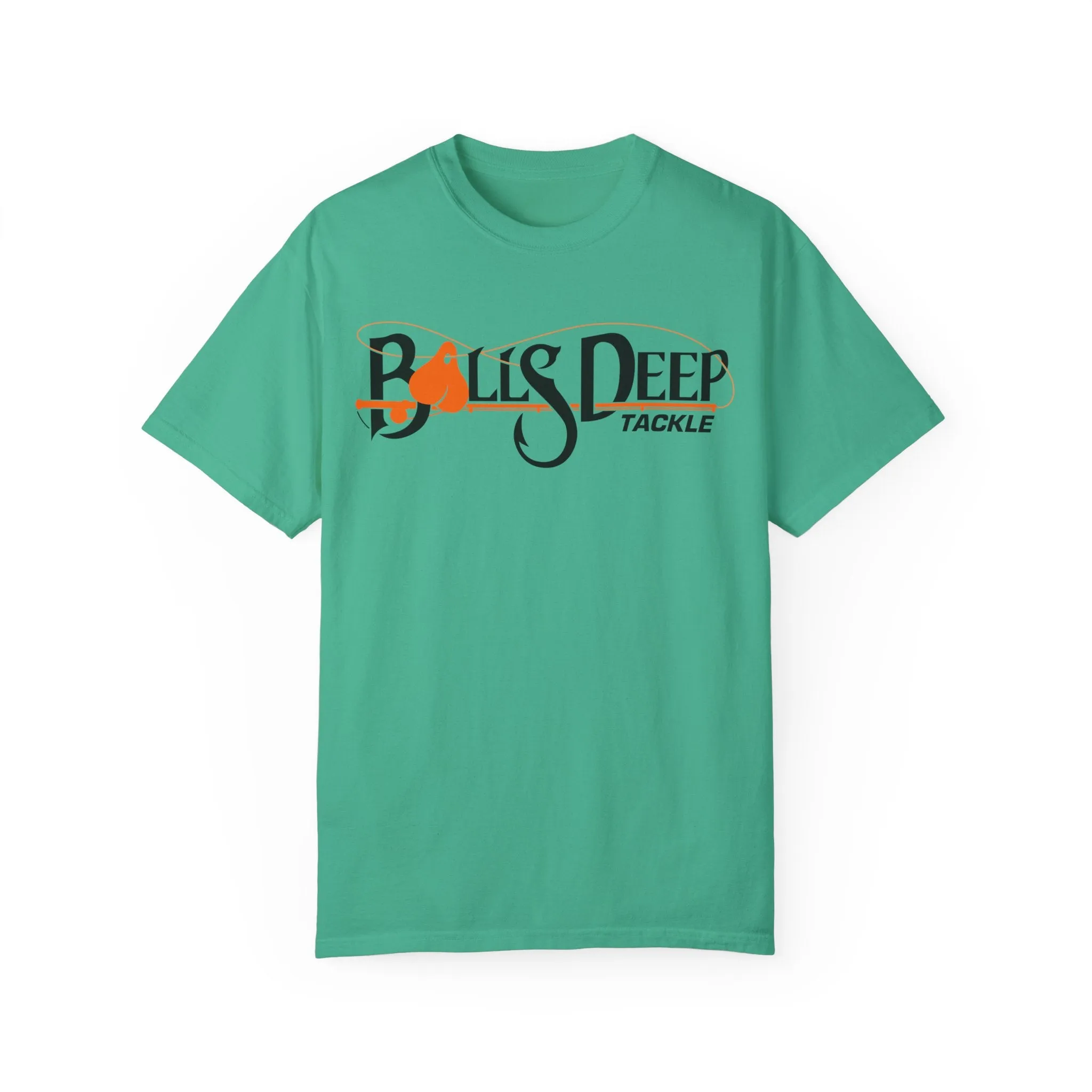 Ball's Deep Tackle Men's Signature Logo Tee (Comfort Colors)