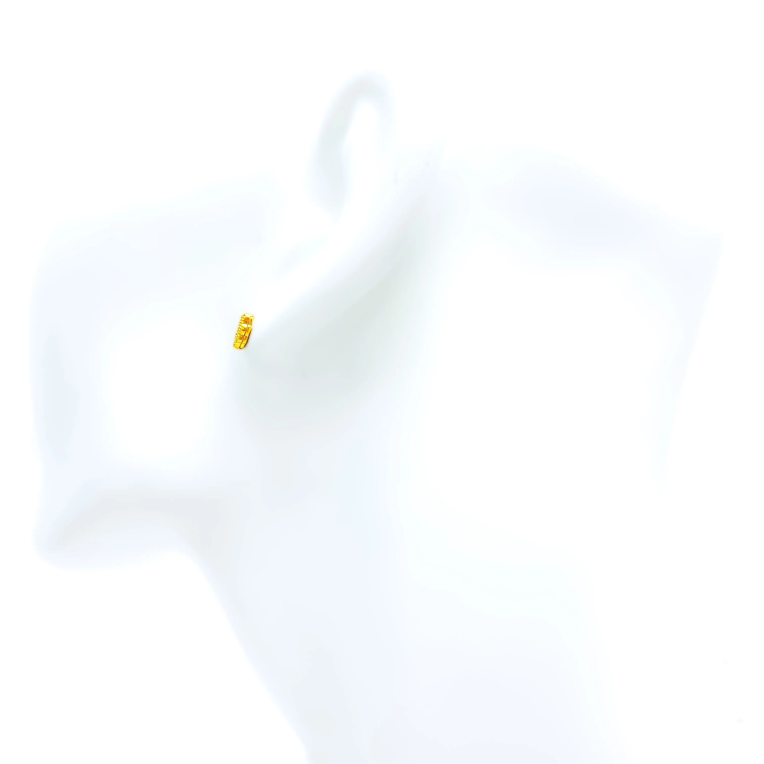 Beautiful Butterfly Adorned 21k Gold Earrings