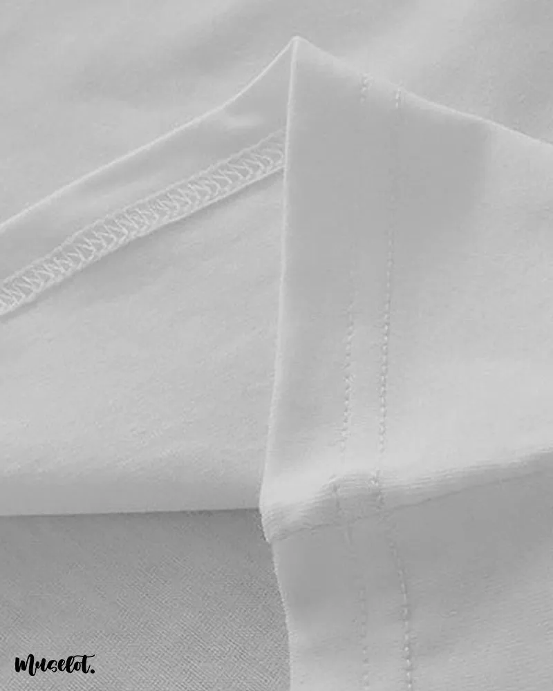 Beauty has no size printed t shirts