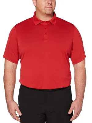 Big & Tall Jacquard Swing Tech™ Polo