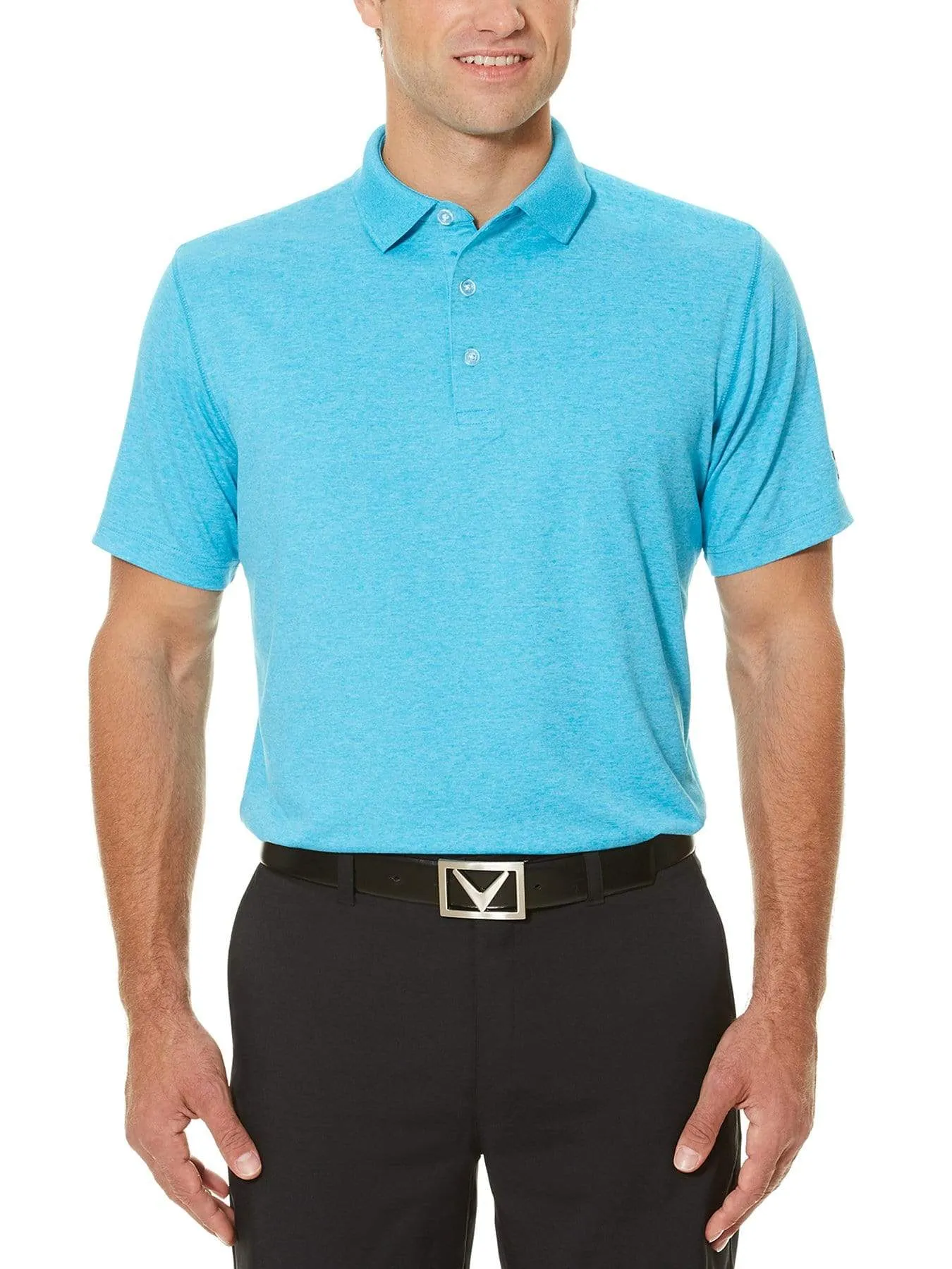 Big & Tall Performance Heathered Polo