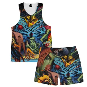 Bird Brain Tank and Shorts Rave Outfit