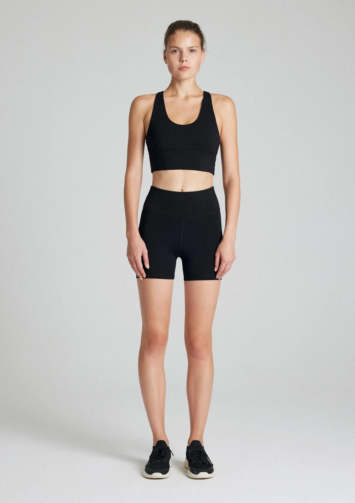 Black Active Thin Strap Tank Top