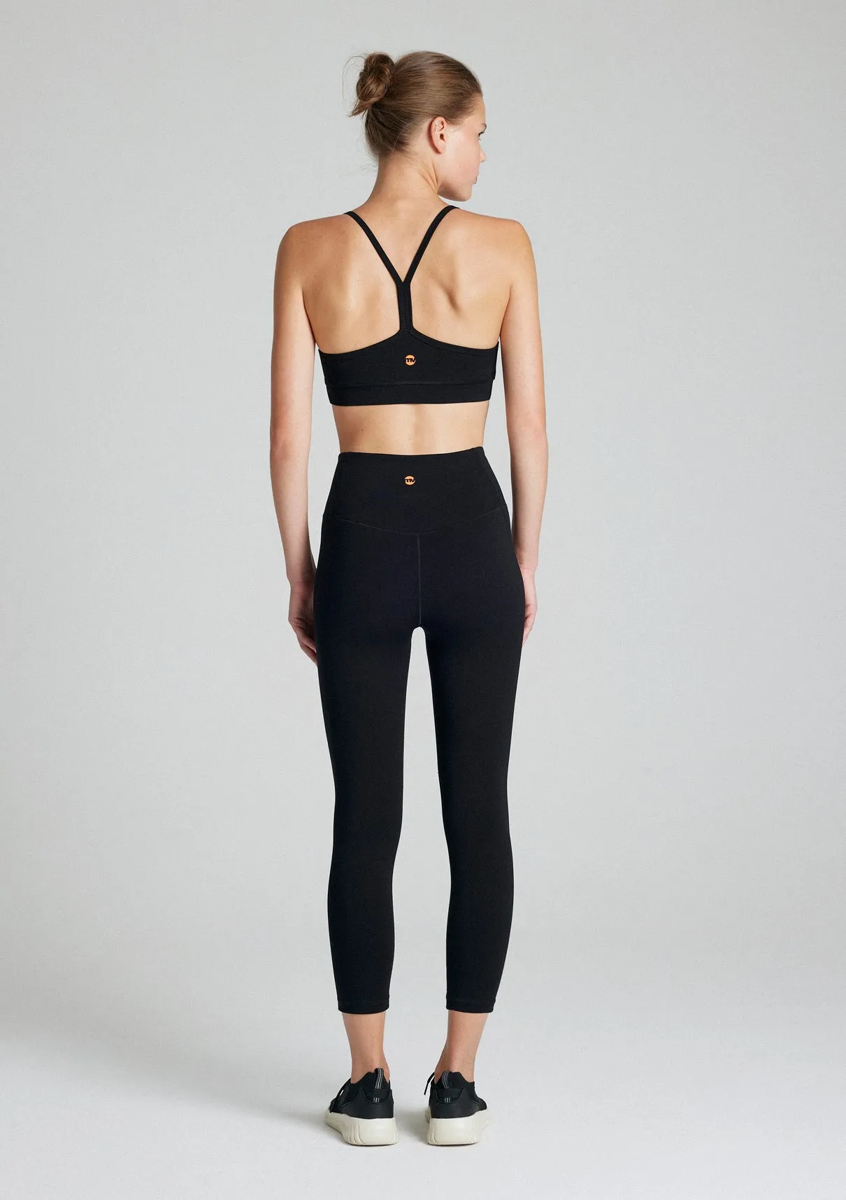 Black Active Thin Strap Tank Top