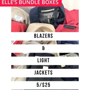 Blazers &amp; Jackets Bundle Mystery Boxes  S-L 5/ $25
