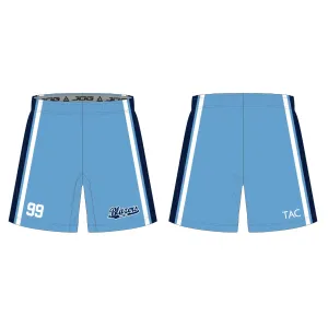 Boch Blazers Carolina Blue Sublimated Shorts