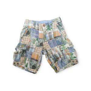 BOY SIZE 7 YEARS - GAP Kids, Patchwork Cargo Shorts EUC B44