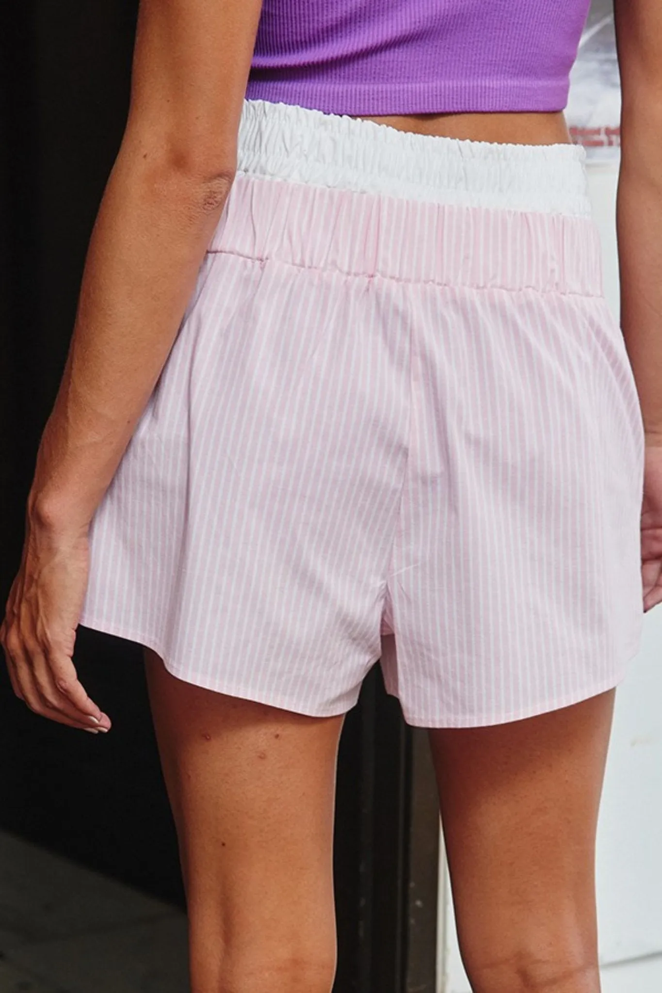 Boyfriend Boxer Short in Pink