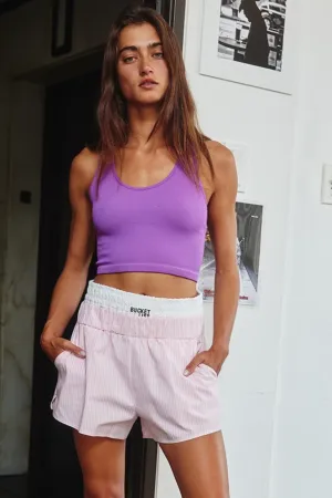 Boyfriend Boxer Short in Pink