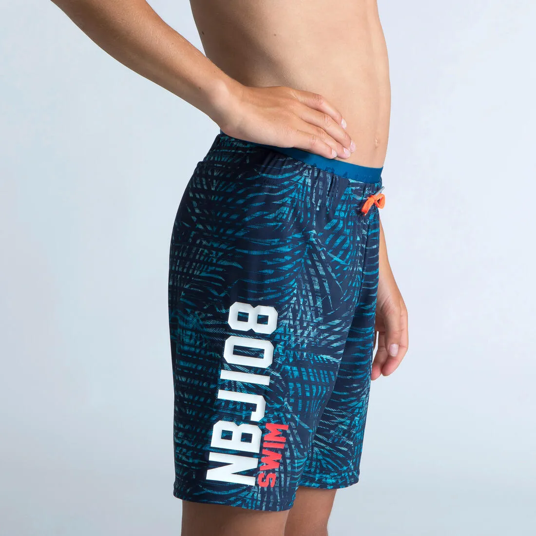 Boys' long swimming swim shorts all jo 100