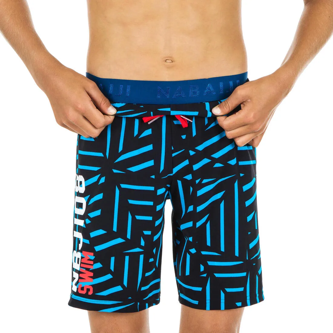 Boys' long swimming swim shorts all jo 100