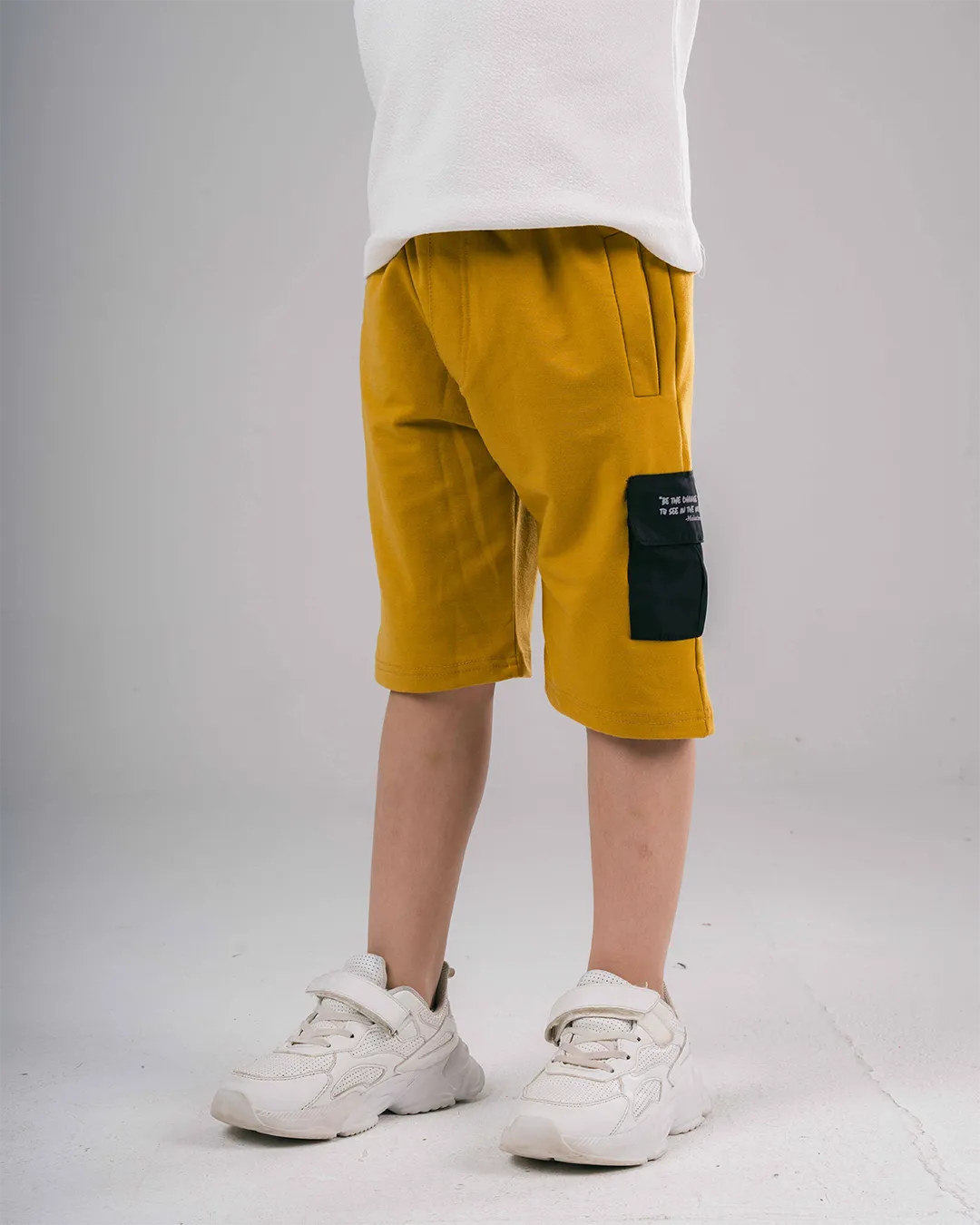 Boys Short With Print on Pockets