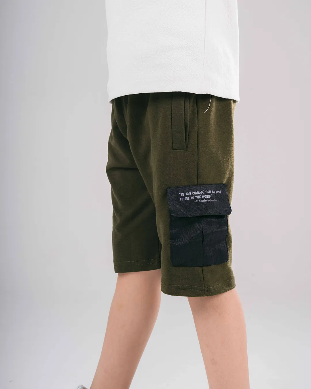 Boys Short With Print on Pockets
