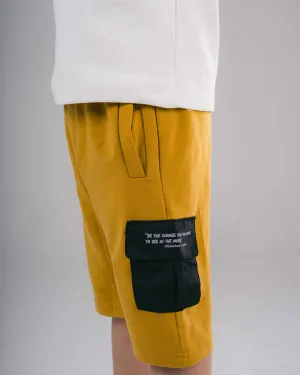 Boys Short With Print on Pockets