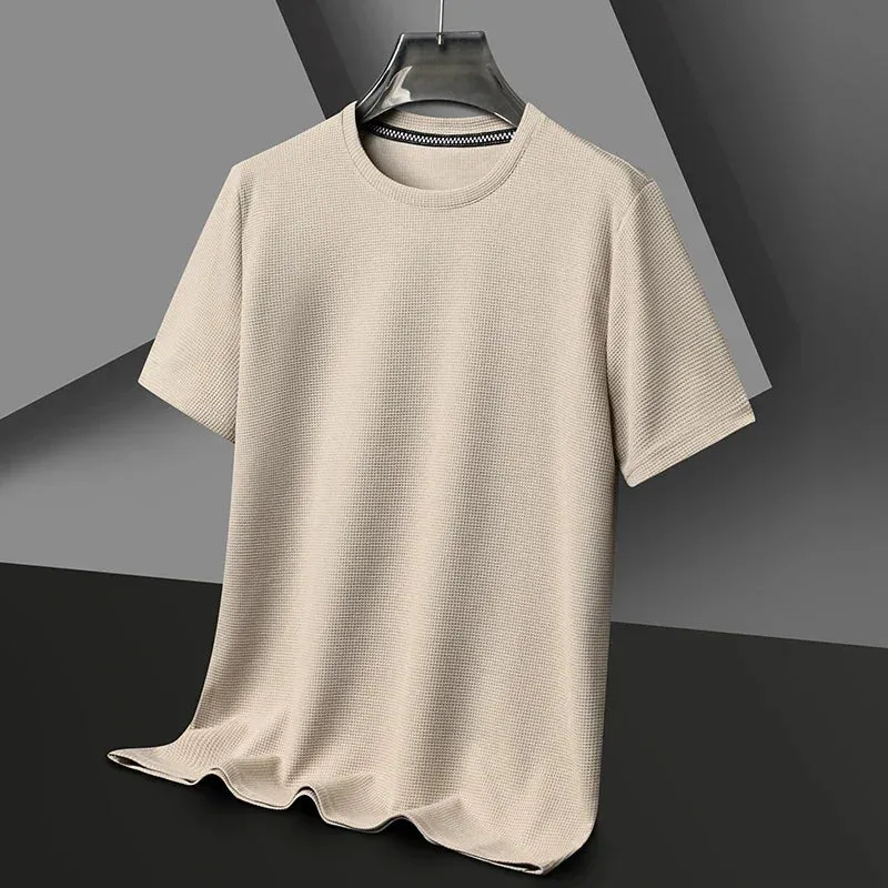 BreezeFlex Men's Waffle Knit Summer Tee