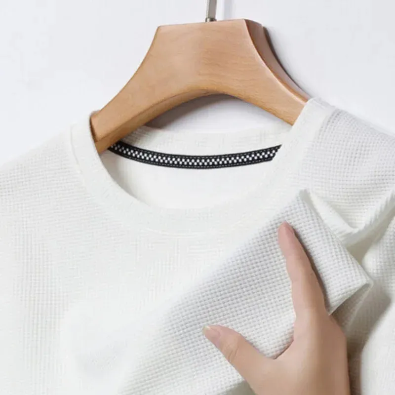 BreezeFlex Men's Waffle Knit Summer Tee