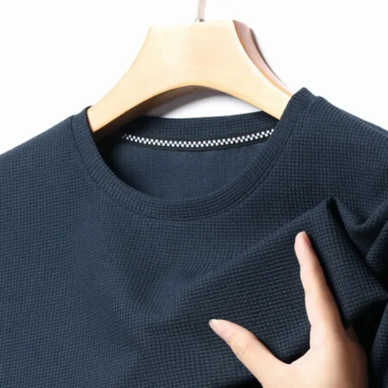BreezeFlex Men's Waffle Knit Summer Tee