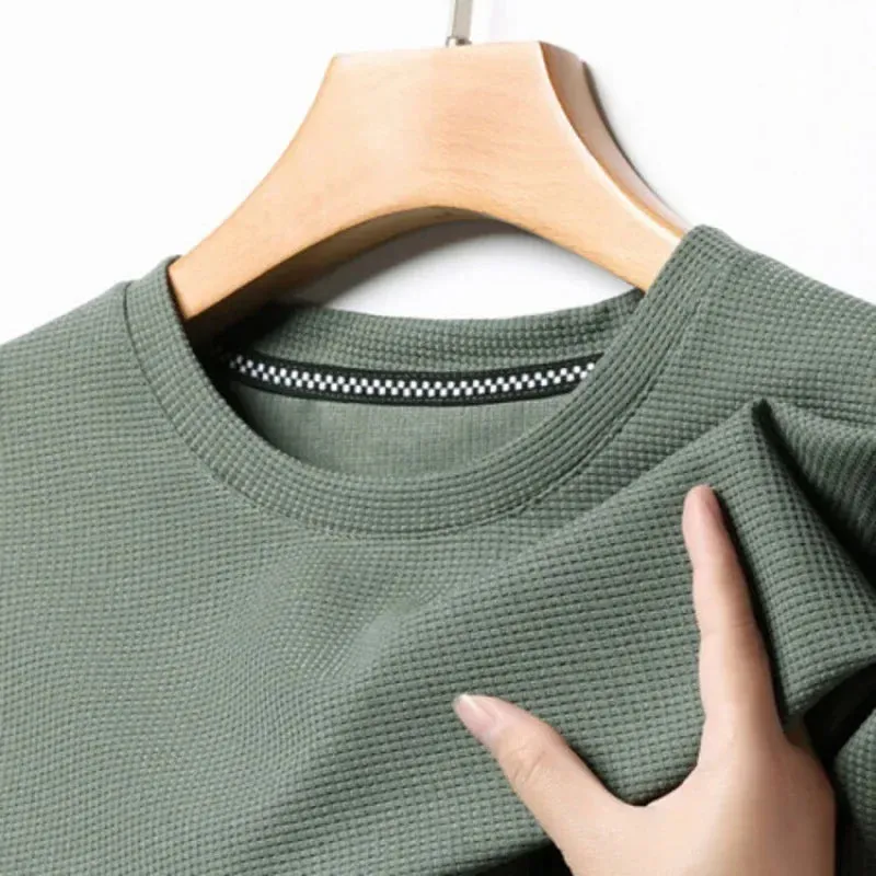 BreezeFlex Men's Waffle Knit Summer Tee