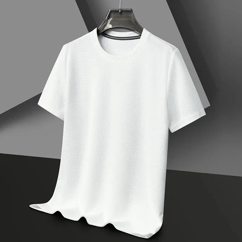 BreezeFlex Men's Waffle Knit Summer Tee