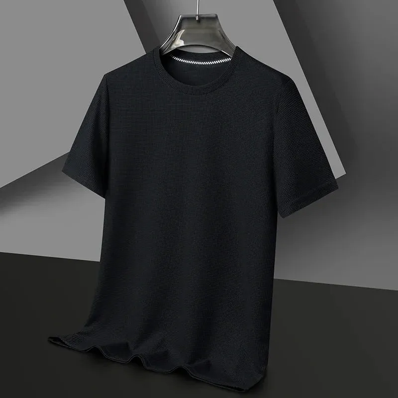 BreezeFlex Men's Waffle Knit Summer Tee