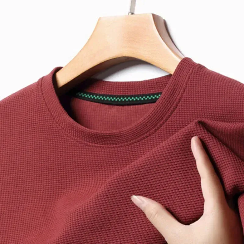BreezeFlex Men's Waffle Knit Summer Tee