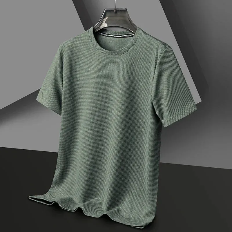 BreezeFlex Men's Waffle Knit Summer Tee