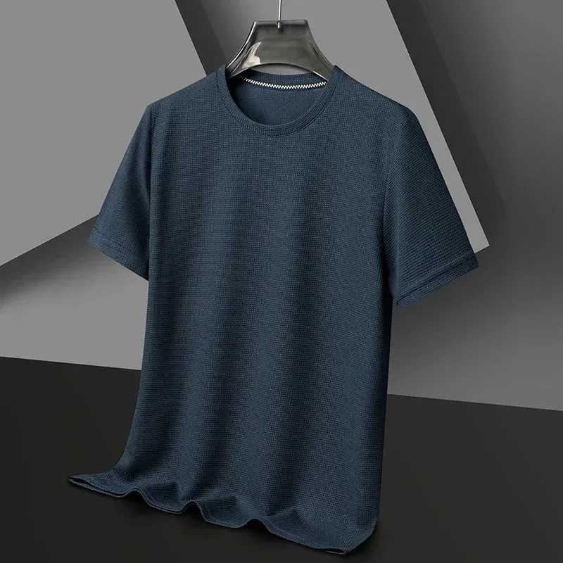 BreezeFlex Men's Waffle Knit Summer Tee