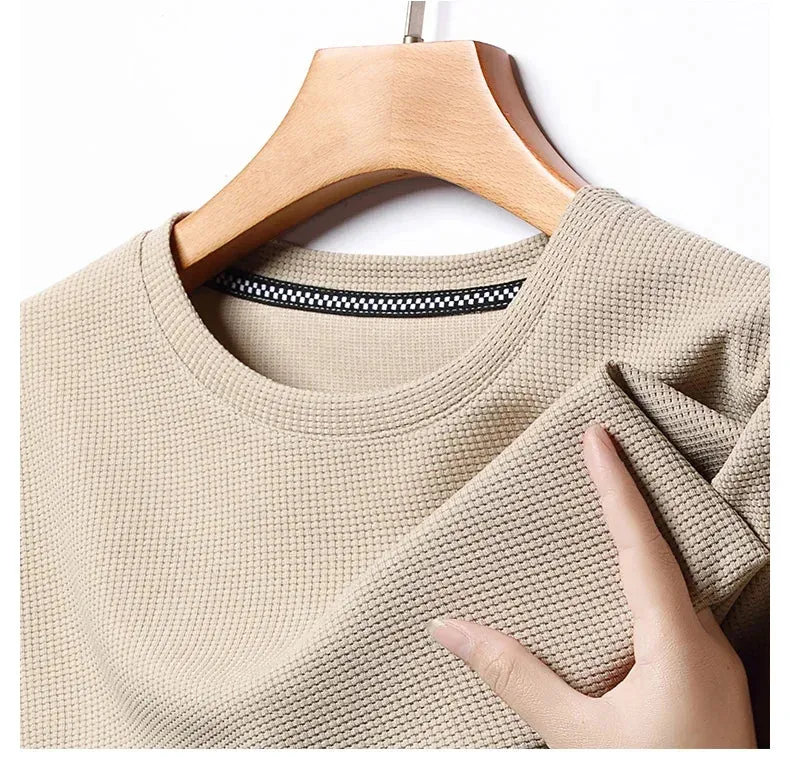 BreezeFlex Men's Waffle Knit Summer Tee